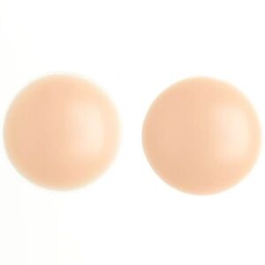 (PACK OF 5) Seamless Nude Silicone Reusable Nipple Covers (Beige)